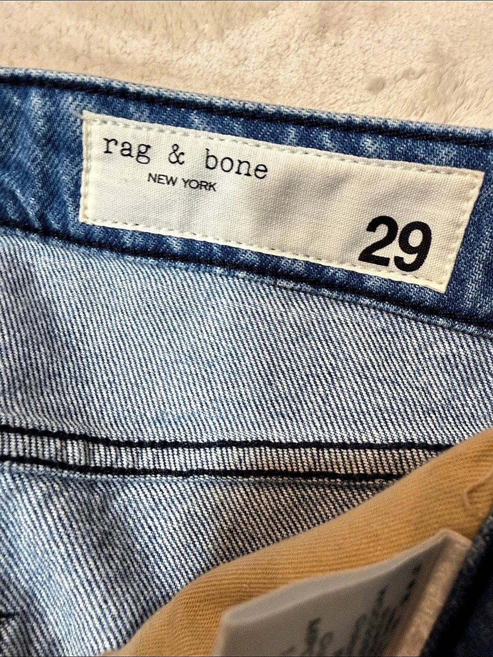 rag & bone HIGH Skinny Jeans Blue Waist 29 NWT - Picture 4 of 4